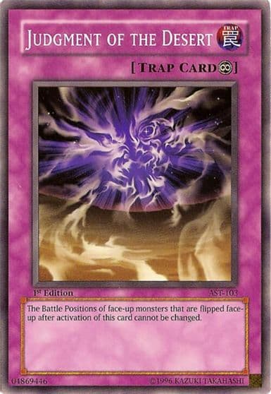 Judgment of the Desert Ancient Sanctuary Yu-Gi-Oh! card