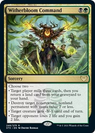 Witherbloom Command Strixhaven: School of Mages Magic card