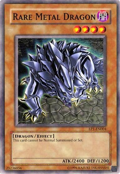 Rare Metal Dragon Yu-Gi-Oh! Movie Exclusive Pack Yu-Gi-Oh! card