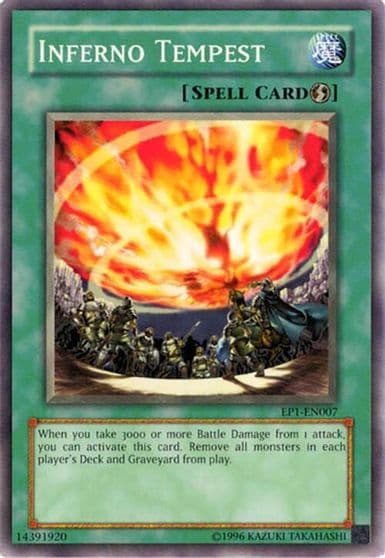 Inferno Tempest Yu-Gi-Oh! Movie Exclusive Pack Yu-Gi-Oh! card