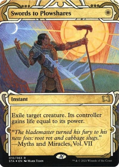 Swords to Plowshares Foil Etched Strixhaven: Mystical Archive Magic card