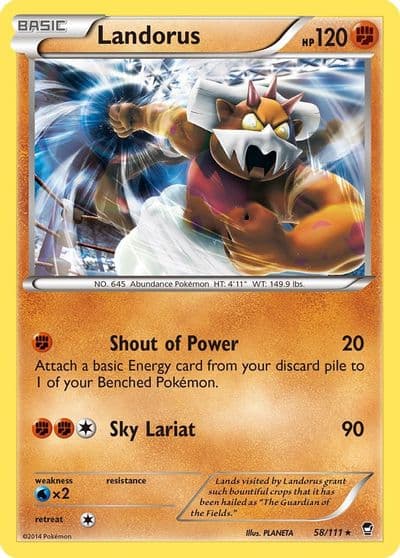 Landorus Deck Exclusives Pokemon card