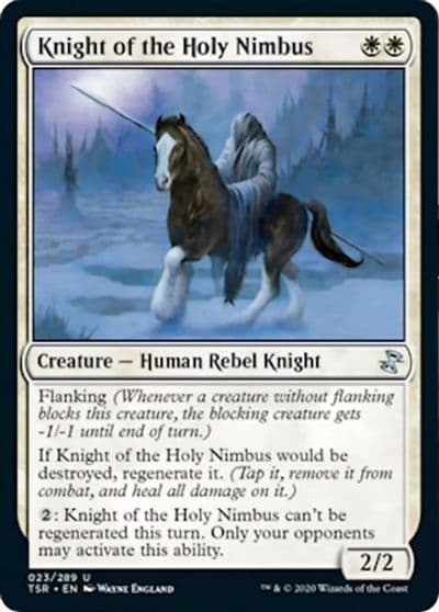 Knight of the Holy Nimbus Time Spiral: Remastered Magic card