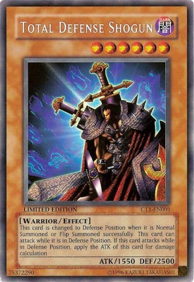 Total Defense Shogun 2004 Collectors Tin Yu-Gi-Oh! card