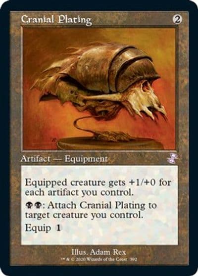 Cranial Plating Time Spiral: Remastered Magic card