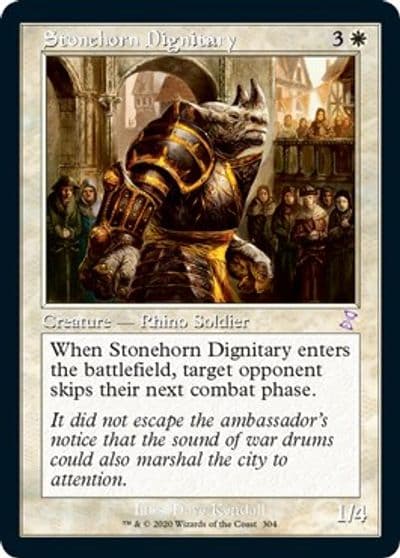 Stonehorn Dignitary Time Spiral: Remastered Magic card