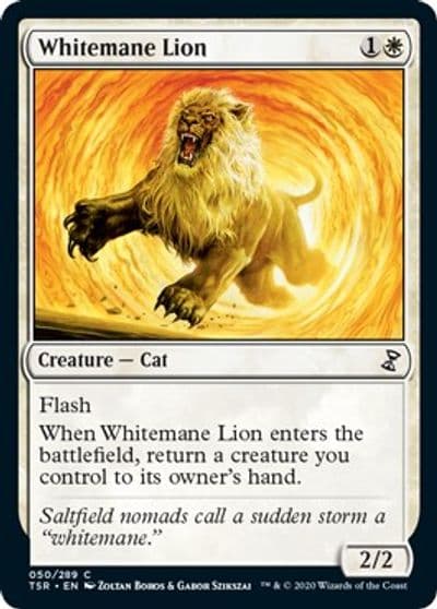 Whitemane Lion Time Spiral: Remastered Magic card