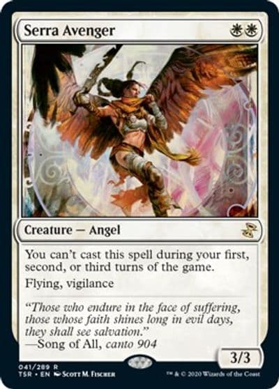 Serra Avenger Time Spiral: Remastered Magic card