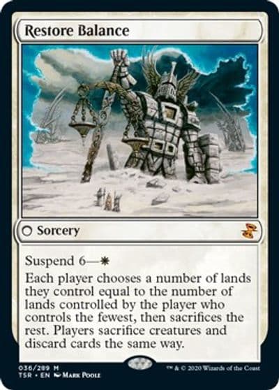 Restore Balance Time Spiral: Remastered Magic card