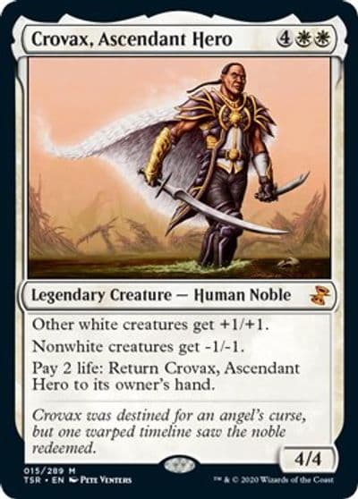 Crovax Ascendant Hero Time Spiral: Remastered Magic card