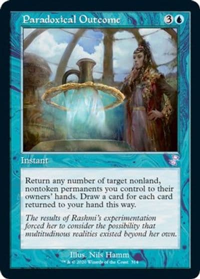 Paradoxical Outcome Time Spiral: Remastered Magic card