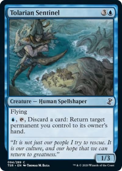 Tolarian Sentinel Time Spiral: Remastered Magic card