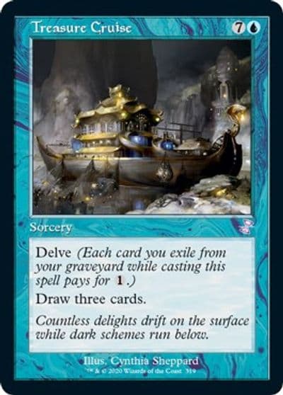 Treasure Cruise Time Spiral: Remastered Magic card
