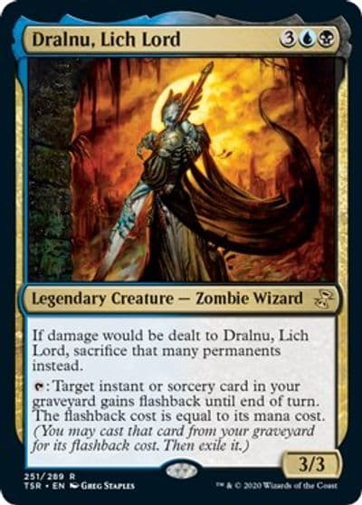 Dralnu Lich Lord Time Spiral: Remastered Magic card