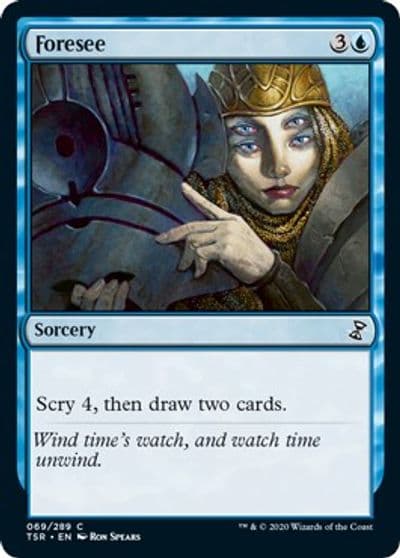 Foresee Time Spiral: Remastered Magic card