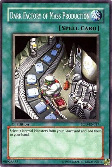 Dark Factory of Mass Production Soul of the Duelist Yu-Gi-Oh! card