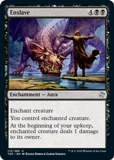 Enslave Time Spiral: Remastered Magic card