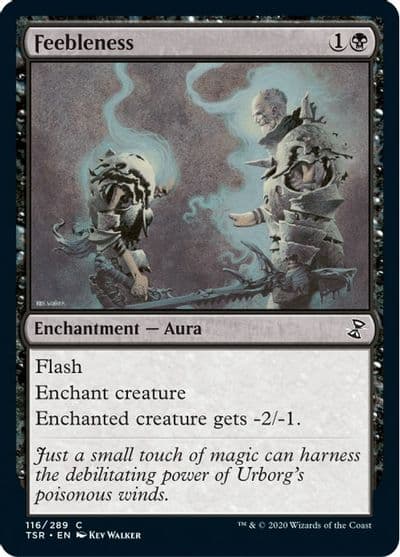 Feebleness Time Spiral: Remastered Magic card