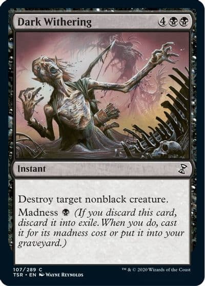 Dark Withering Time Spiral: Remastered Magic card