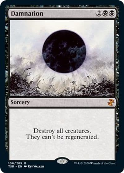 Damnation Time Spiral: Remastered Magic card