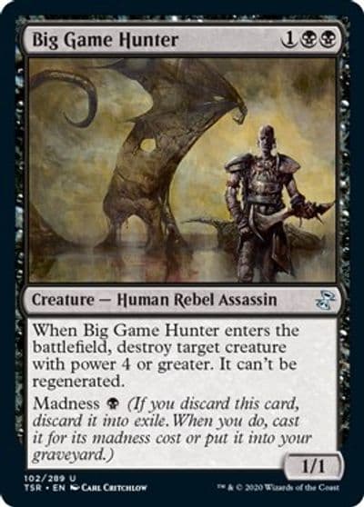 Big Game Hunter Time Spiral: Remastered Magic card