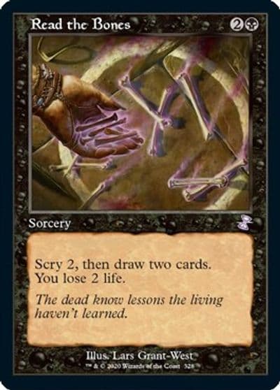 Read the Bones Time Spiral: Remastered Magic card