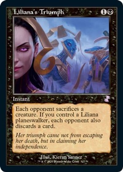 Lilianas Triumph Time Spiral: Remastered Magic card