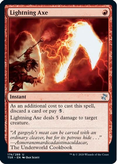 Lightning Axe Time Spiral: Remastered Magic card