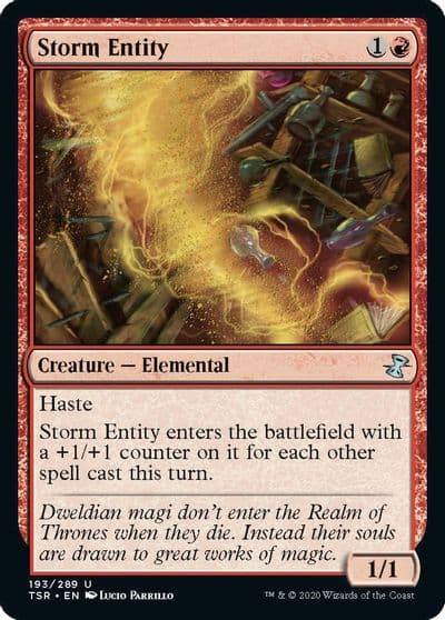Storm Entity Time Spiral: Remastered Magic card