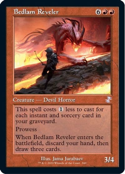 Bedlam Reveler Time Spiral: Remastered Magic card