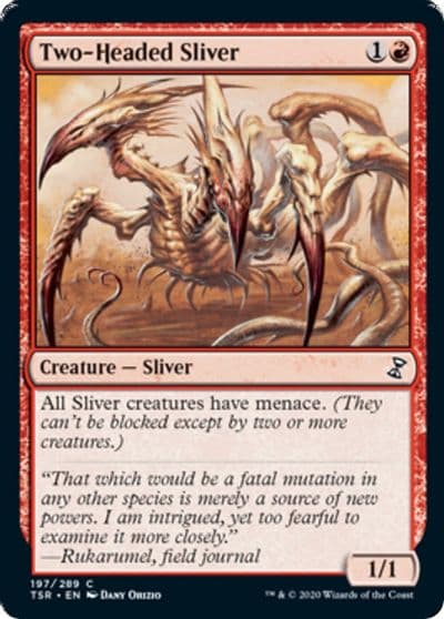 Two Headed Sliver Time Spiral: Remastered Magic card