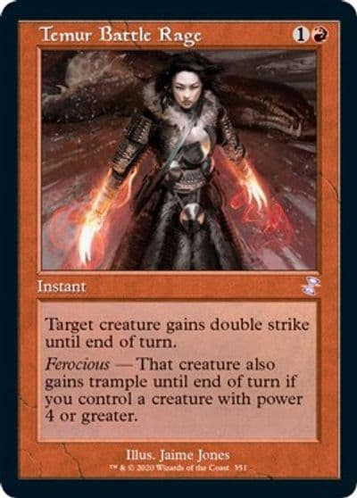 Temur Battle Rage Time Spiral: Remastered Magic card