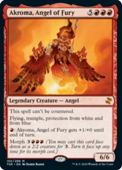 Akroma Angel of Fury Time Spiral: Remastered Magic card