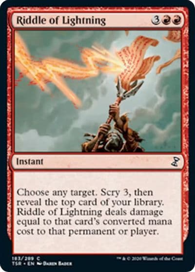 Riddle of Lightning Time Spiral: Remastered Magic card