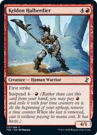 Keldon Halberdier Time Spiral: Remastered Magic card