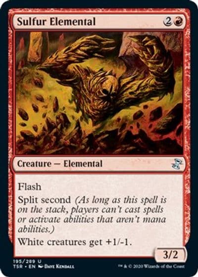 Sulfur Elemental Time Spiral: Remastered Magic card
