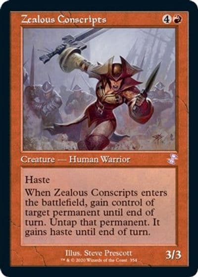 Zealous Conscripts Time Spiral: Remastered Magic card