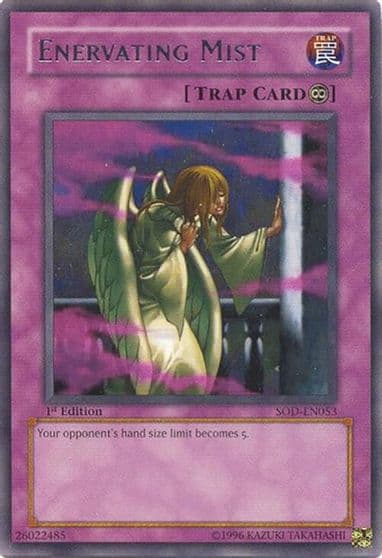 Enervating Mist Soul of the Duelist Yu-Gi-Oh! card