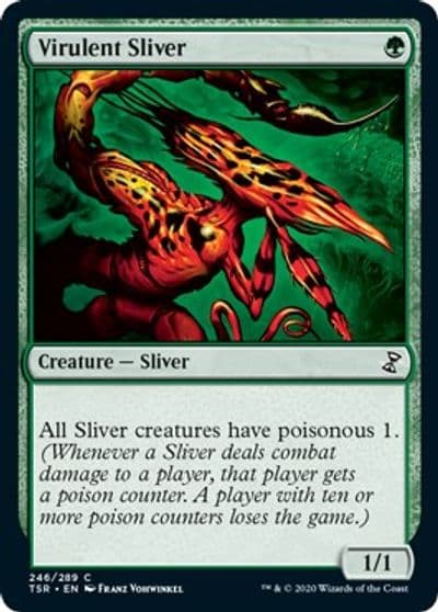 Virulent Sliver Time Spiral: Remastered Magic card