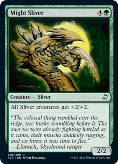 Might Sliver Time Spiral: Remastered Magic card