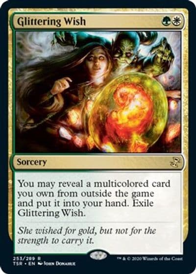 Glittering Wish Time Spiral: Remastered Magic card