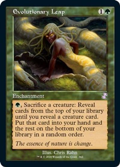 Evolutionary Leap Time Spiral: Remastered Magic card