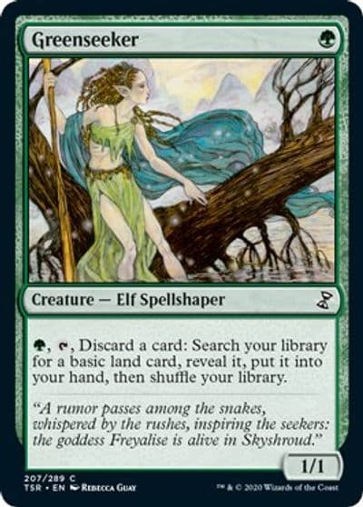 Greenseeker Time Spiral: Remastered Magic card
