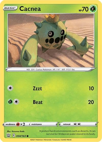 Cacnea SWSH05: Battle Styles Pokemon card