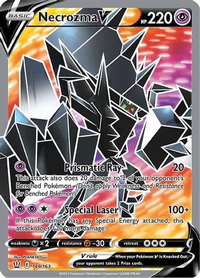 Necrozma V (Full Art) SWSH05: Battle Styles Pokemon card