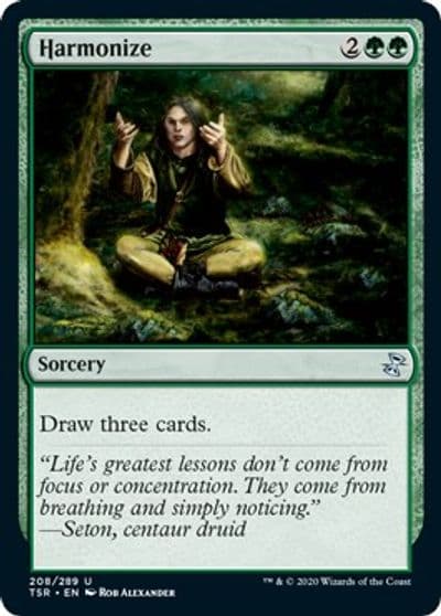 Harmonize Time Spiral: Remastered Magic card