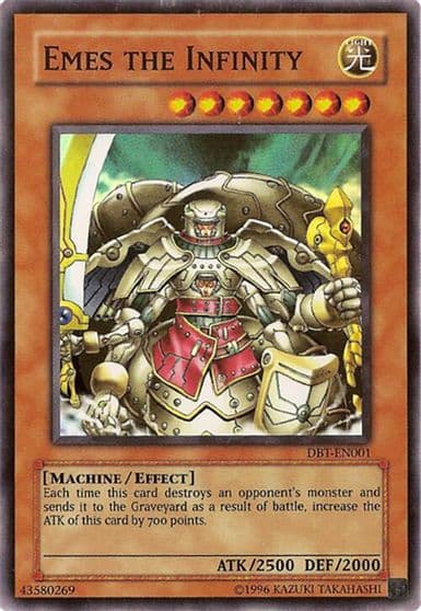 Emes the Infinity Destiny Board Traveler Promo Yu-Gi-Oh! card
