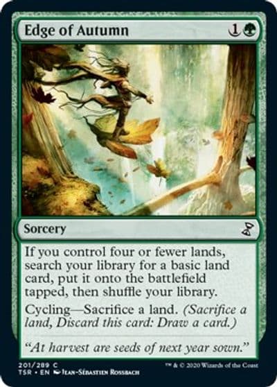Edge of Autumn Time Spiral: Remastered Magic card