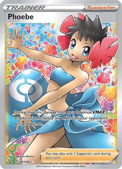 Phoebe (Full Art) SWSH05: Battle Styles Pokemon card