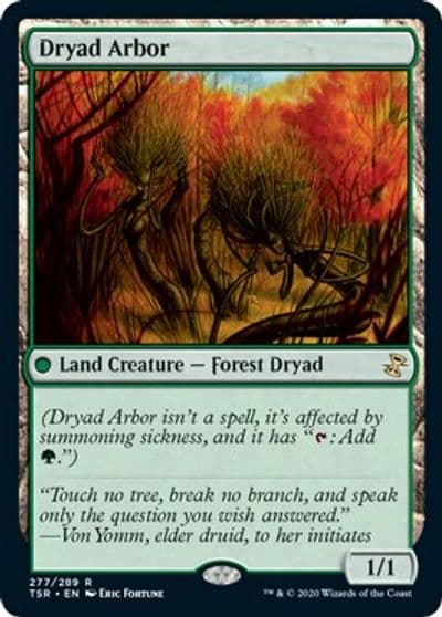Dryad Arbor Time Spiral: Remastered Magic card